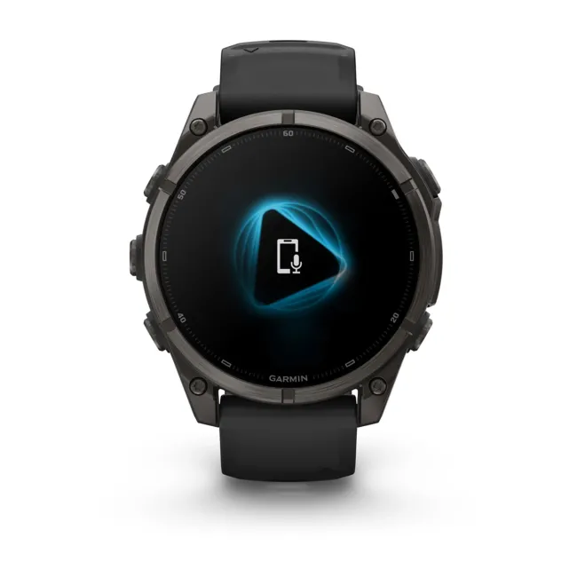 Garmin Fenix 9 AMOLED - 47 mm Titan DLC Carbon - Smartwatch Multisport Premium cu AMOLED