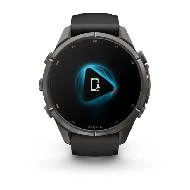 Garmin Fenix 9 Pro AMOLED inReach - 43 mm Titan DLC Carbon - Smartwatch Multisport Premium cu AMOLED