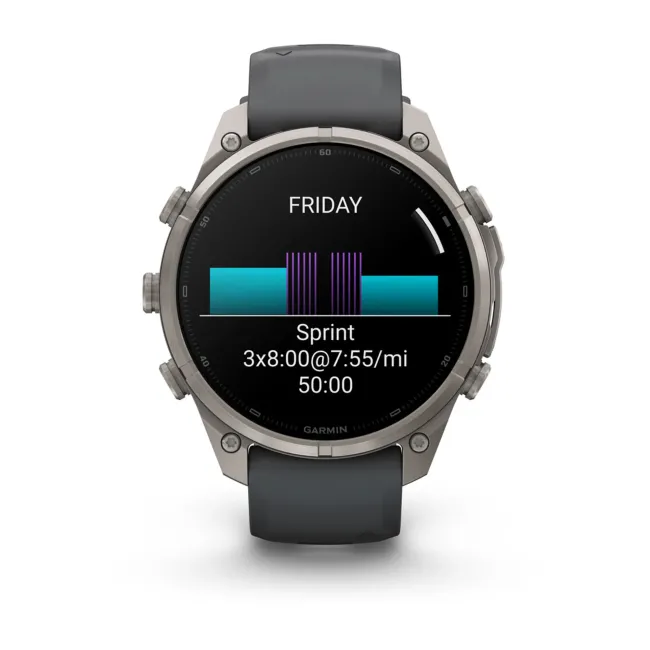 Garmin Fenix 9 Pro AMOLED inReach - 47 mm Titan Grafit - Smartwatch Multisport Premium cu AMOLED