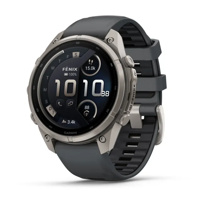 Garmin Fenix 9 Pro AMOLED inReach - 47 mm Titan Grafit - Smartwatch Multisport Premium cu AMOLED