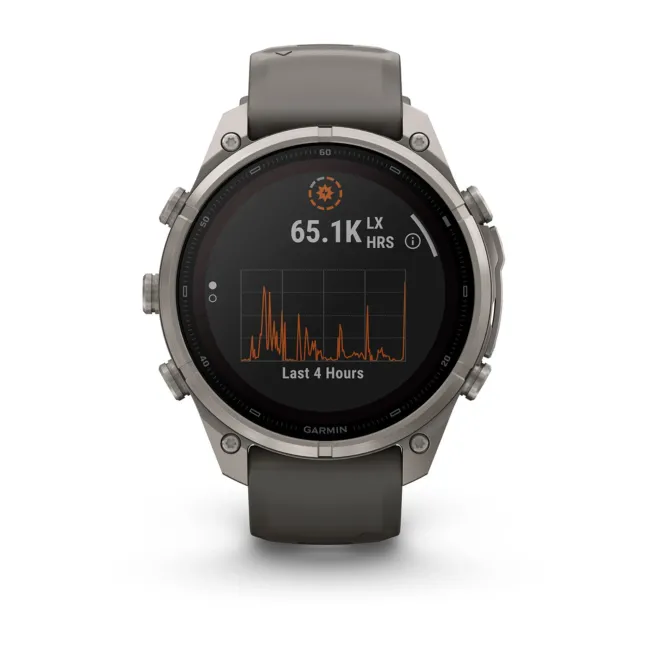 Garmin Fenix 9 Pro Solar inReach - 47 mm Titan Gray - Smartwatch Multisport Premium cu Ecran Solar