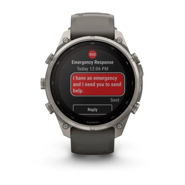 Garmin Fenix 9 Pro Solar inReach - 47 mm Titan Gray - Smartwatch Multisport Premium cu Ecran Solar