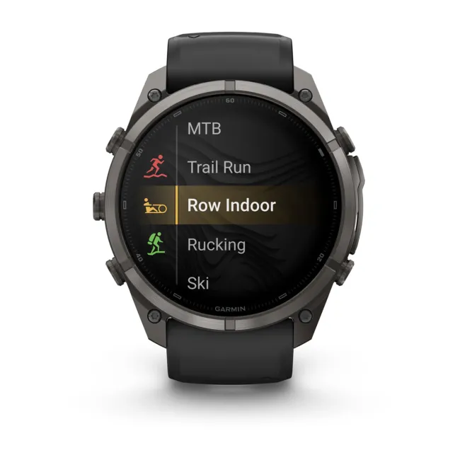 Garmin Fenix 9 Pro AMOLED inReach - 51 mm Titan DLC Carbon Gray - Smartwatch Multisport Premium cu AMOLED