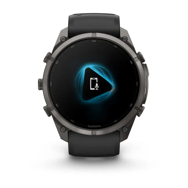 Garmin Fenix 9 Pro AMOLED inReach - 51 mm Titan DLC Carbon Gray - Smartwatch Multisport Premium cu AMOLED