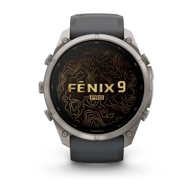 Garmin Fenix 9 Pro AMOLED inReach - 51 mm Titan Grafit - Smartwatch Multisport Premium cu AMOLED