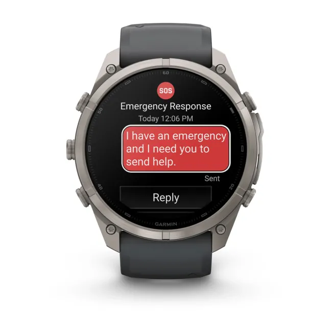 Garmin Fenix 9 Pro AMOLED inReach - 51 mm Titan Grafit - Smartwatch Multisport Premium cu AMOLED
