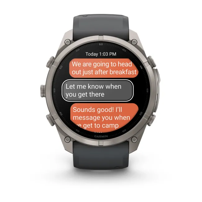 Garmin Fenix 9 Pro AMOLED inReach - 51 mm Titan Grafit - Smartwatch Multisport Premium cu AMOLED