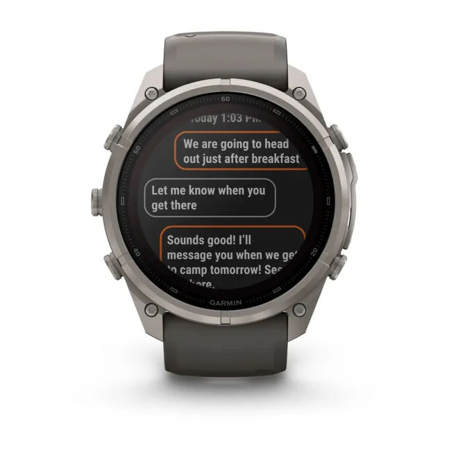 Garmin Fenix 9 Pro Solar inReach - 51 mm Titan Gray - Smartwatch Multisport Premium cu Ecran Solar