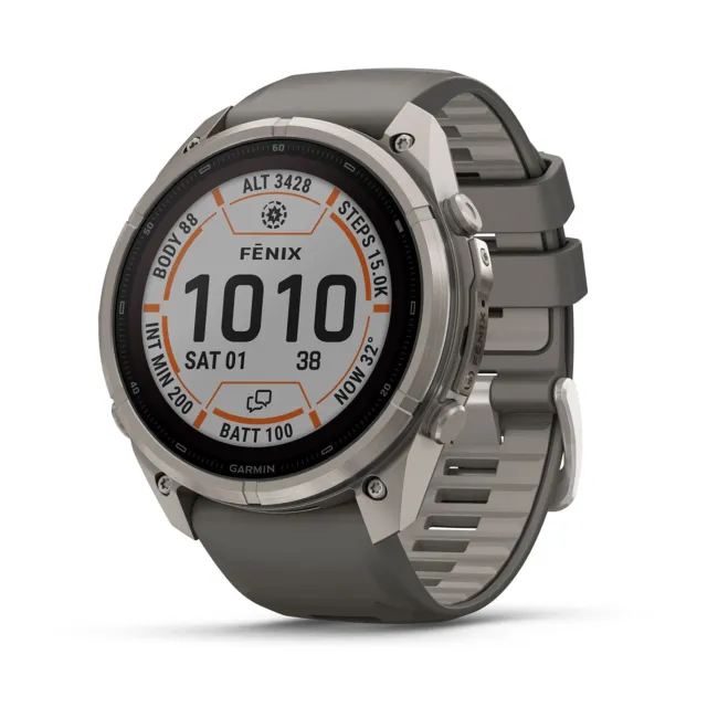 Garmin Fenix 9 Pro Solar inReach - 51 mm Titan Gray - Smartwatch Multisport Premium cu Ecran Solar