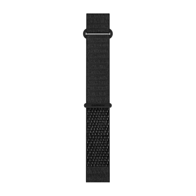 Garmin QuickFit 20 - curea textil ComfortFit Scurt - negru Black