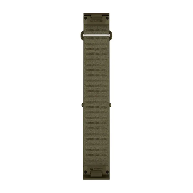 Garmin QuickFit 22 - curea textil ComfortFit Scurt - verde Drab Green