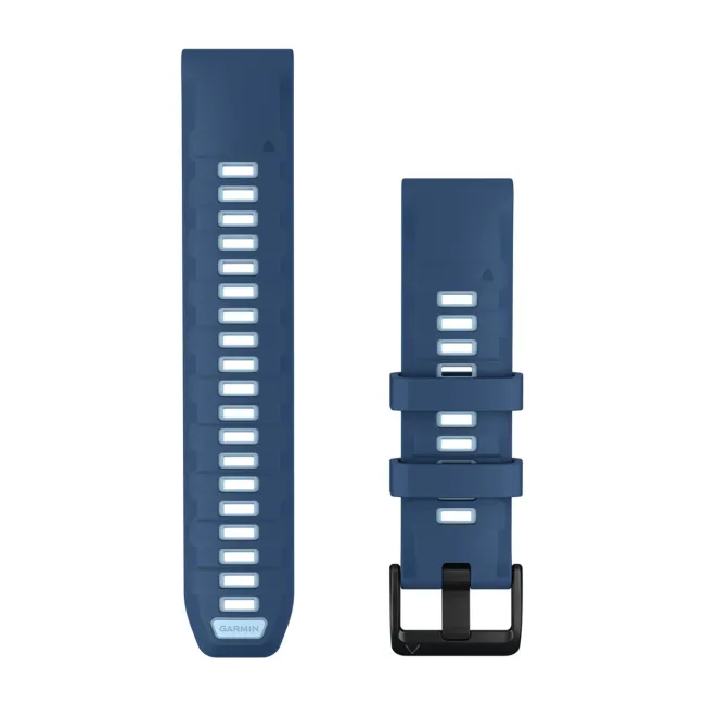 Garmin QuickFit 22 - curea silicon - albastru Tidal Blue I Ice Blue