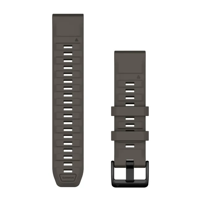 Garmin QuickFit 22 - curea silicon - gri Pebble Gray