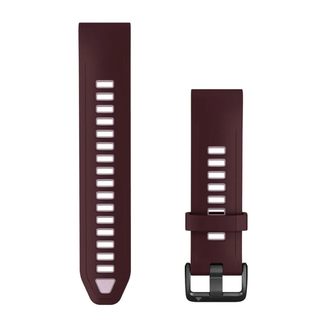 Garmin QuickFit 20 - curea silicon - visiniu Dark Cherry I Dust Rose