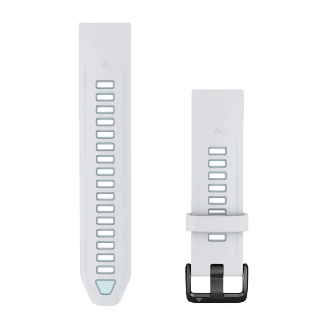 Garmin QuickFit 20 - curea silicon - alb Whitestone I Ice Blue