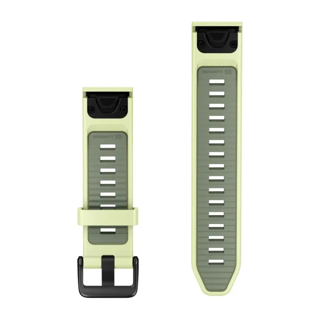 Garmin QuickFit 20 - curea silicon - galben Citron I Willow