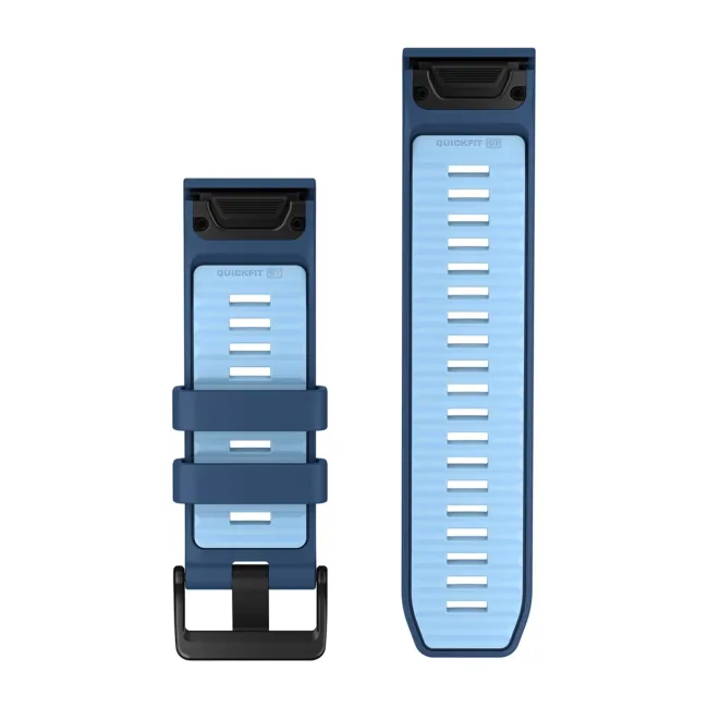 Garmin QuickFit 26 - curea silicon - albastru Tidal Blue I Ice Blue