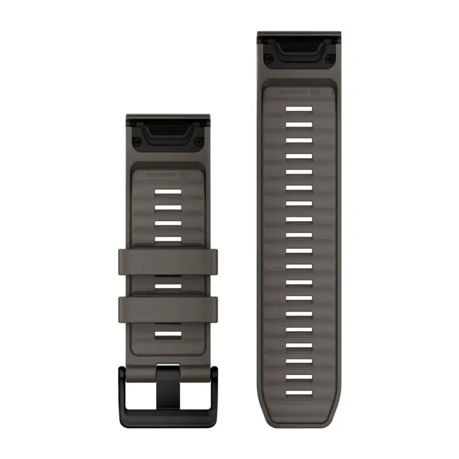 Garmin QuickFit 26 - curea silicon - gri Pebble Gray