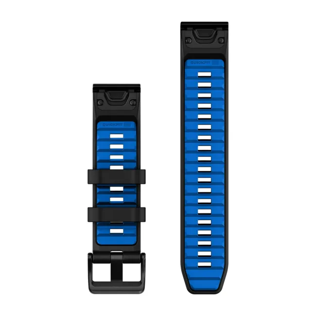 Garmin curea silicon QuickFit 22 - negru-albastru