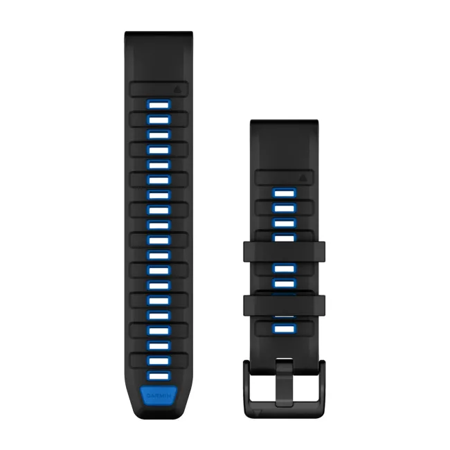 Garmin curea silicon QuickFit 22 - negru-albastru