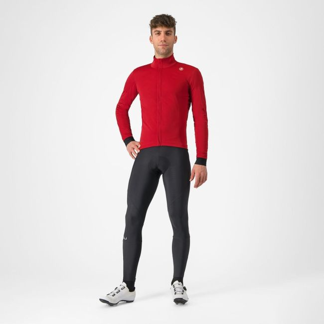 Castelli - jacheta ciclism 4-14 gr C - Salto -  Rosu Pro