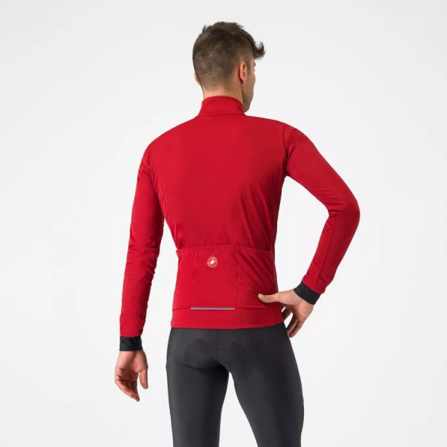 Castelli - jacheta ciclism 4-14 gr C - Salto -  Rosu Pro