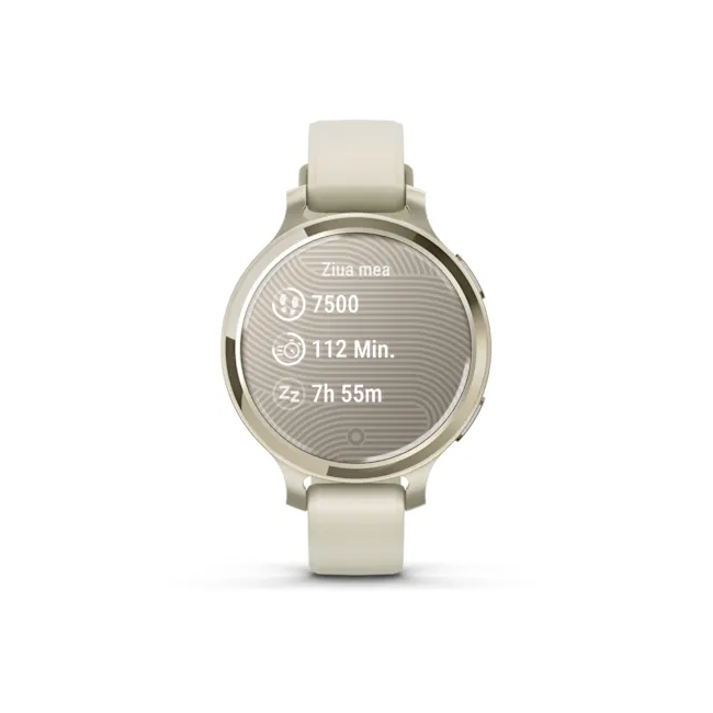 Garmin - Lily 2 Active - Lunar Gold, curea de silicon Bone