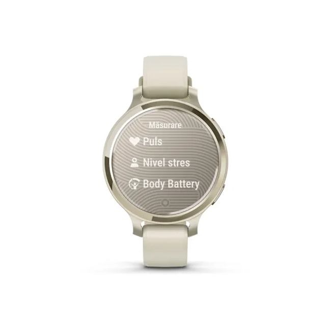 Garmin - Lily 2 Active - Lunar Gold, curea de silicon Bone