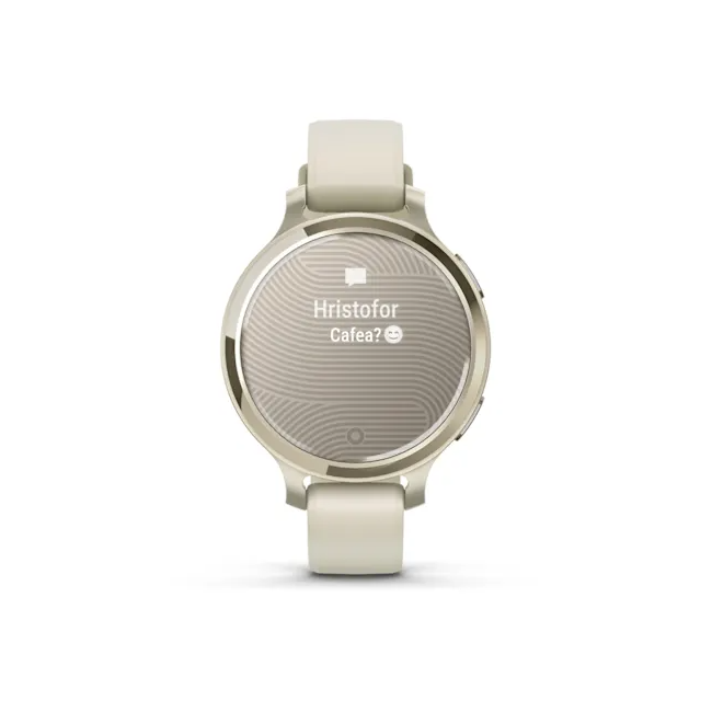 Garmin - Lily 2 Active - Lunar Gold, curea de silicon Bone