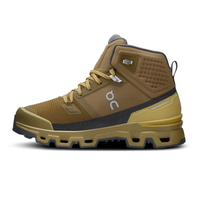 On - ghete sport pentru femei - Cloudrock 2 Waterproof - Maro Bej Hunter | Safari