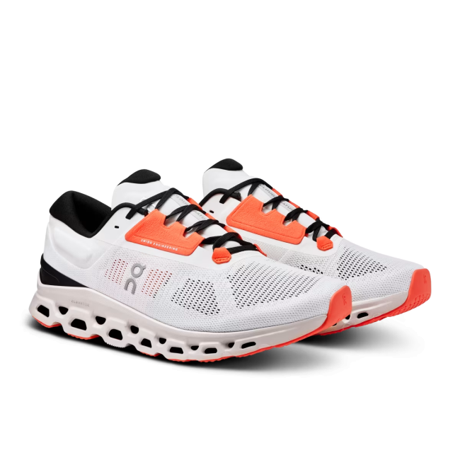On Cloudstratus 3 - pantofi alergare pentru femei - Alb portocaliu White | Sand