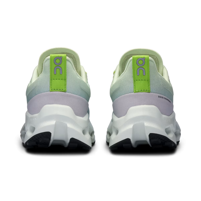 On - pantofi alergare trail pentru femei - Cloudsurfer Trail WP - verde gri Lima | Mineral