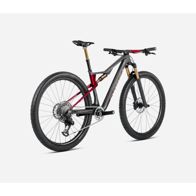 Bicicletă MTB XC full suspension Orbea OIZ M-LTD - Diamond Carbon View (Matt) | Cherry Red (Gloss)