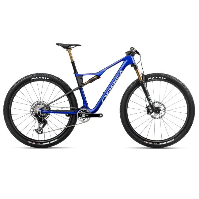 Bicicletă MTB XC full suspension Orbea OIZ M-TEAM FACTORY - Cobalt Blue (Gloss) | Carbon Raw (Matt)