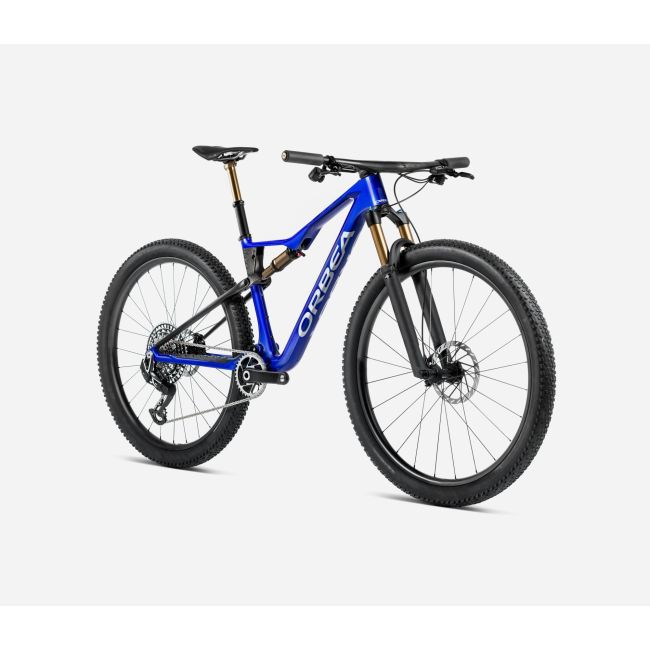 Bicicletă MTB XC full suspension Orbea OIZ M-TEAM FACTORY - Cobalt Blue (Gloss) | Carbon Raw (Matt)