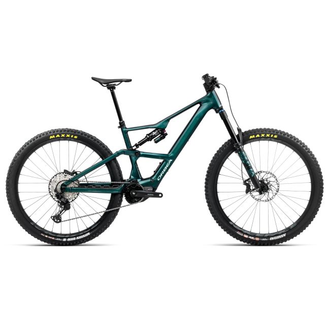 Bicicletă electrică eMTB Trail Orbea RISE LT H10 - Escape Green | Splash Ice Green (Gloss)