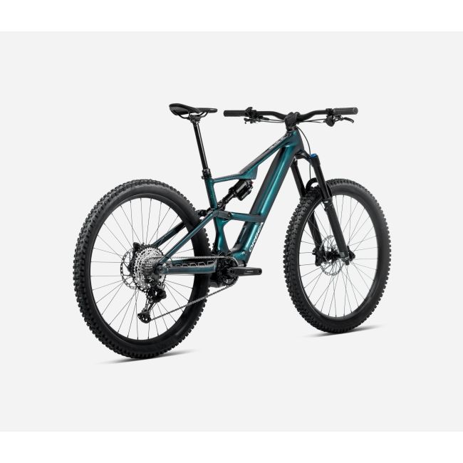 Bicicletă electrică eMTB Trail Orbea RISE LT H20 - Escape Green | Splash Ice Green (Gloss)