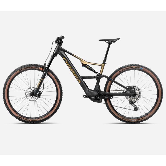 Orbea RISE SL H20 2025 - bicicleta electrica MTB full suspension 29" - Diamond Black-Splash Olive Green (Matt)