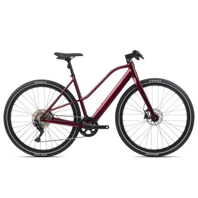 Orbea Vibe MID H30 2022 - bicicleta electrica pentru oras - rosu Metallic Dark Red