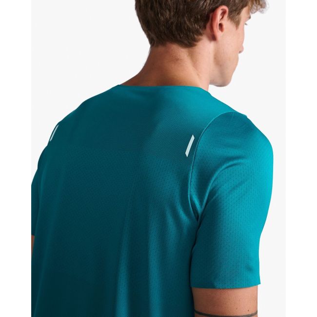2XU - tricou tehnic - Light Speed Tee - Jade - Glacier Reflective