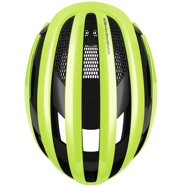 Abus - casca ciclism sosea Airbreaker - galben fluo negru