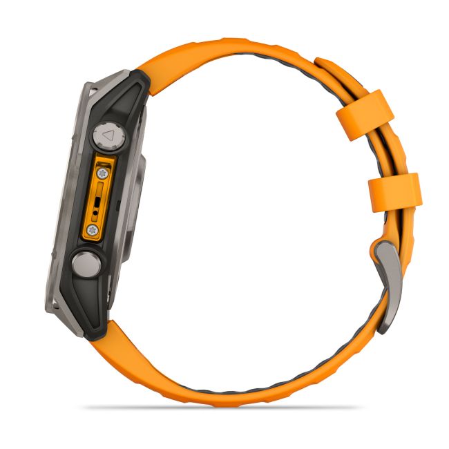 Garmin fenix 8 AMOLED Sapphire 47mm - smartwatch premium GPS argintiu Titanium