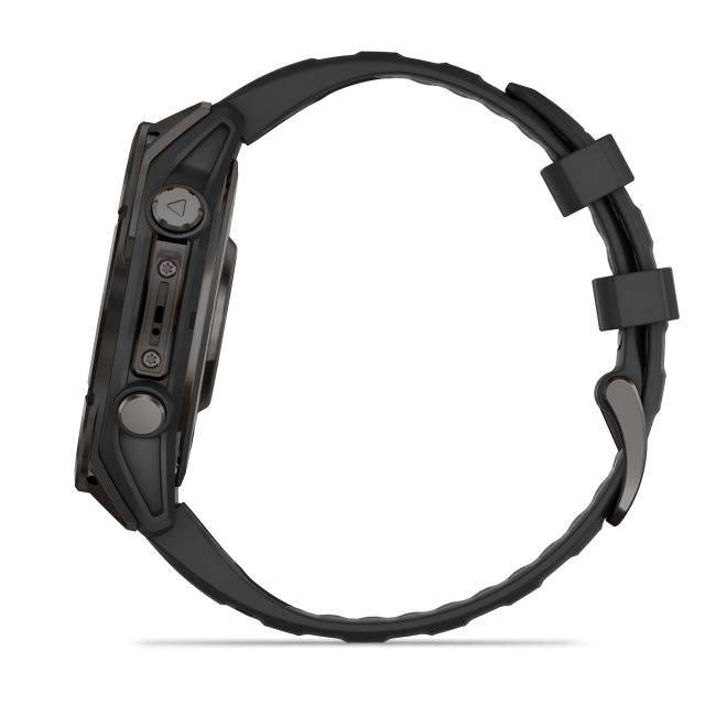 Garmin fenix 8 AMOLED Sapphire 47mm - smartwatch premium GPS negru Titanium DLC