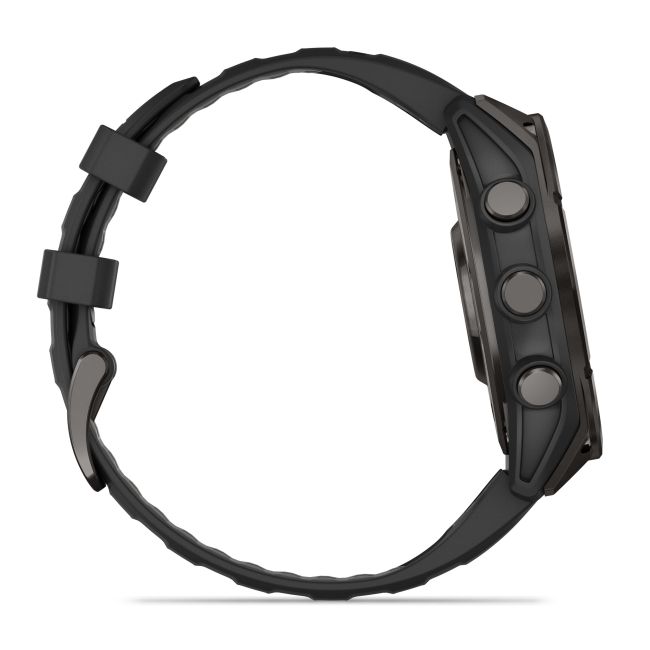 Garmin fenix 8 AMOLED Sapphire 47mm - smartwatch premium GPS negru Titanium DLC