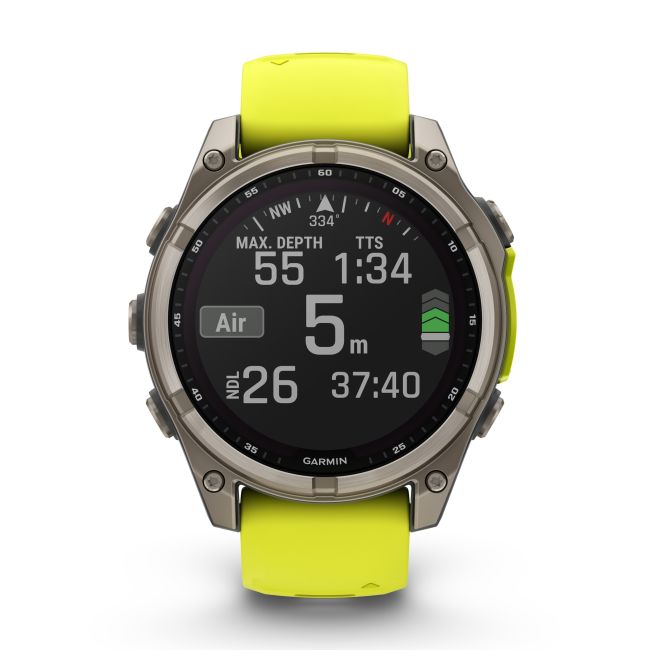 Garmin fenix 8 SOLAR Sapphire 47mm - smartwatch premium GPS argintiu Titanium