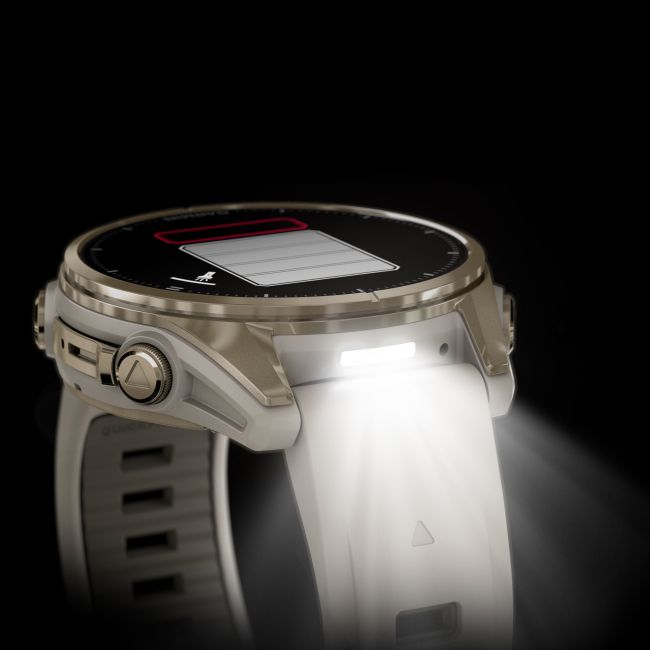 Garmin fenix 8 AMOLED Sapphire 43mm - smartwatch premium GPS soft gold Titanium