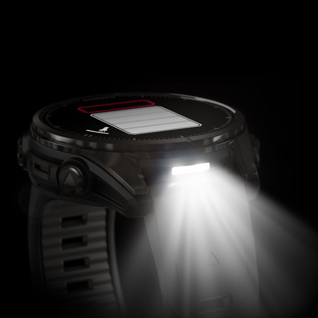 Garmin fenix 8 AMOLED Sapphire 43mm - smartwatch premium GPS negru Titanium DLC