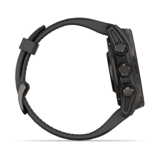 Garmin fenix 8 AMOLED Sapphire 43mm - smartwatch premium GPS negru Titanium DLC
