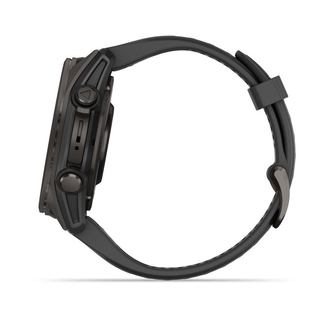 Garmin fenix 8 AMOLED Sapphire 43mm - smartwatch premium GPS negru Titanium DLC
