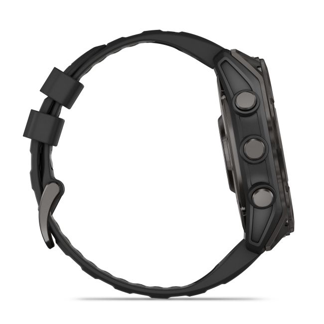 Garmin fenix 8 AMOLED Sapphire 51mm - smartwatch premium GPS negru Titanium DLC